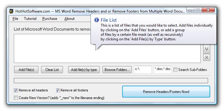 delete header and footer in word