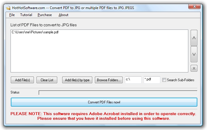 Logo Convert PDF to JPG or multiple PDF files to JPG JP 9.0