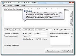 Screenshot of Get Join text files combine and merge csv files into one from multiple files Software!